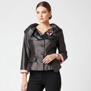Giovanni R. Italia jacket. vVntage-inspired, statement piece